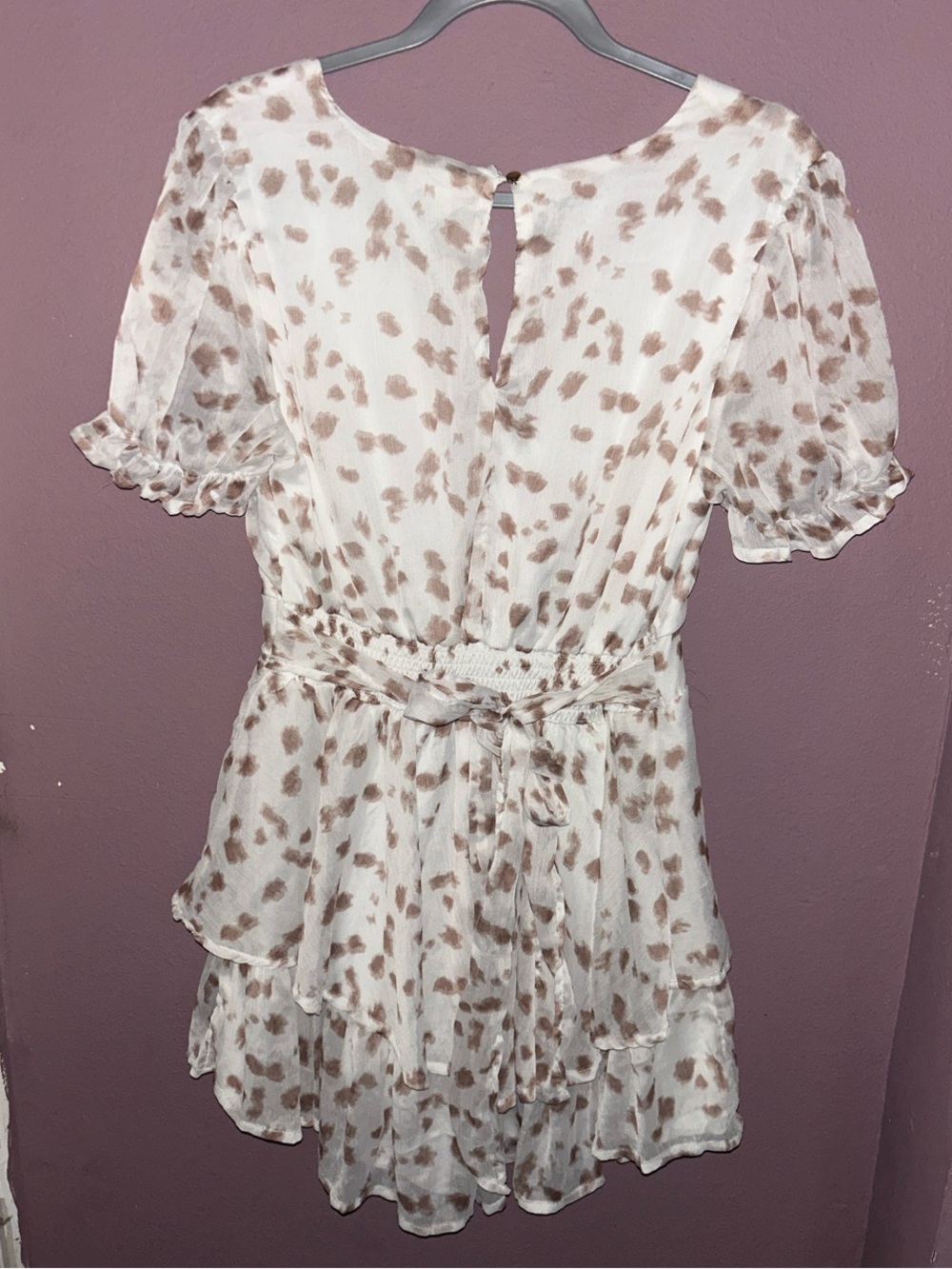 Women's Ruffle Romper - Picture 4 of 5